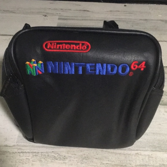 Nintendo Other - Nintendo 64 black Fanny pack w/2large 2small zippered pockets w/adjustable belt